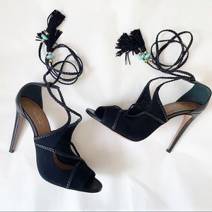 👠 Aquazzura limited edition Hero suede sandals